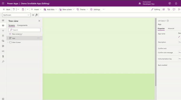 [Beginner’s Guide] Canvas App: Building Scrollable Screens